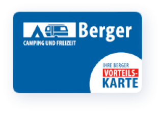 Vorteilskarte von Berger - Camping und Freizeit