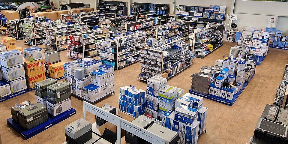 Ansicht aus Vogelperspektive auf den Berger Freizeitpark