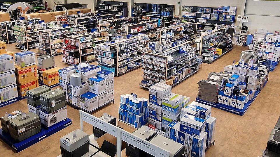 Ansicht aus Vogelperspektive auf den Berger Freizeitpark